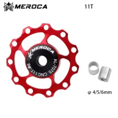 Roldana aluminio Meroca 11T RED