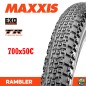 Neumático Maxxis RAMBLER EXO/TR 120TPI 700x50C Neumático Maxxis RAMBLER EXO/TR 120TPI 700x50C