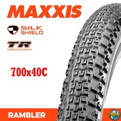 Neumático Maxxis RAMBLER TR/SILKSHIELD 700x40C