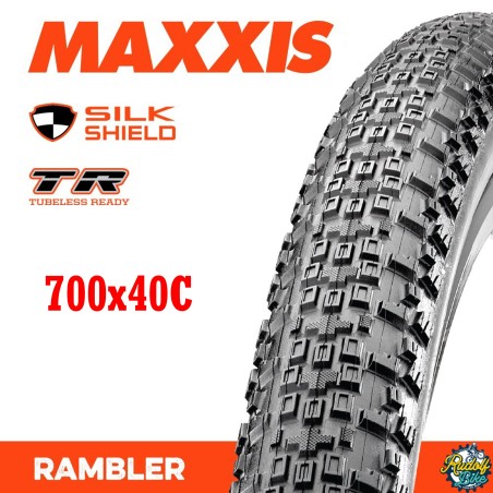 Neumático Maxxis RAMBLER TR/SILKSHIELD 700x40C