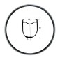 Llanta DUKE Road Runner 700c 24H Rim Llanta DUKE Road Runner 700c 24H Rim