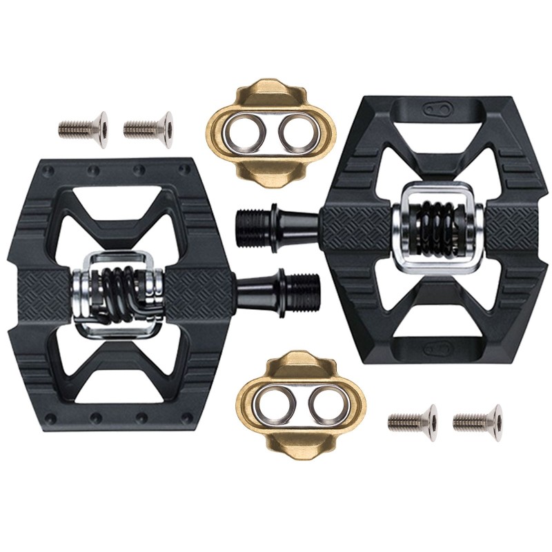 Pedales CRANK BROTHERS DOUBLE SHOT 1 BLACK /BLACK Pedales CRANK BROTHERS DOUBLE SHOT 1 BLACK /BLACK