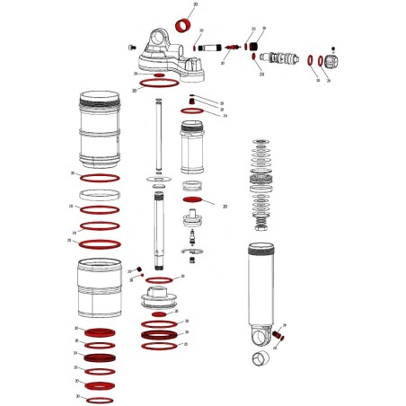 Kit de retenes RockShox Full Monarch Plus B1