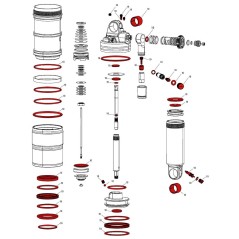 Kit de retenes RockShox Full Monarch Plus XX B1