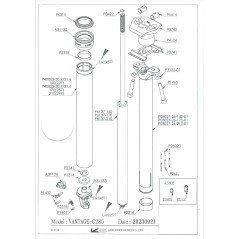 Cartucho KS Vantage 140 a 170mm
