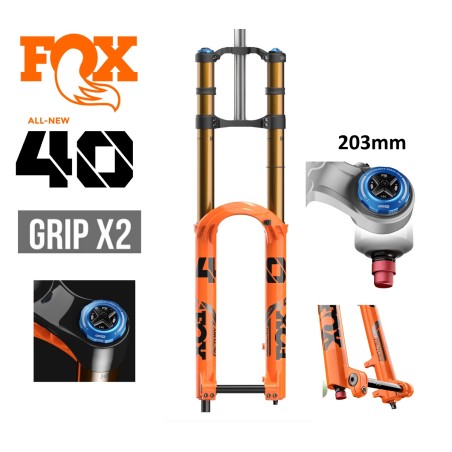 Horquilla FOX 40 2025, K, FLOAT, 29in, F-S 203 GRIP X2 Shiny Orange