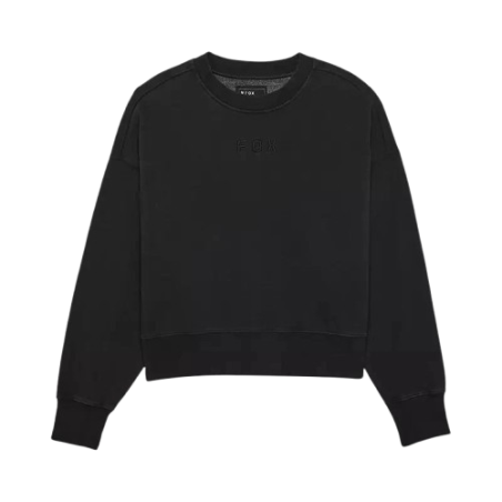 Polerón FOX CERRADO MUJER WORDMARK OVERSIZED CREW NEGRO