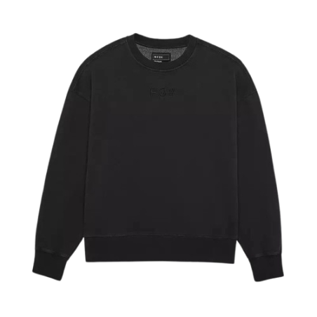 Polerón FOX CERRADO WORDMARK OVERSIZED CREW NEGRO