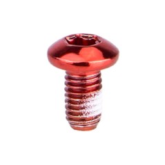 Perno Freno Disco Acero INOX M5x9mm Rojo (1 Uni)