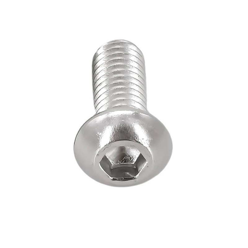 Perno Freno Disco Acero INOX M5x10mm Plateado (1 Uni) Perno Freno Disco Acero INOX M5x10mm Plateado (1 Uni)