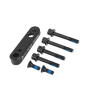 Adaptador Flat Mount 160mm Trasero RIDERACE