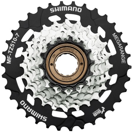 Piñon Shimano ATORNILLADO 7V MF-TZ500-7 14-34T Bolsa