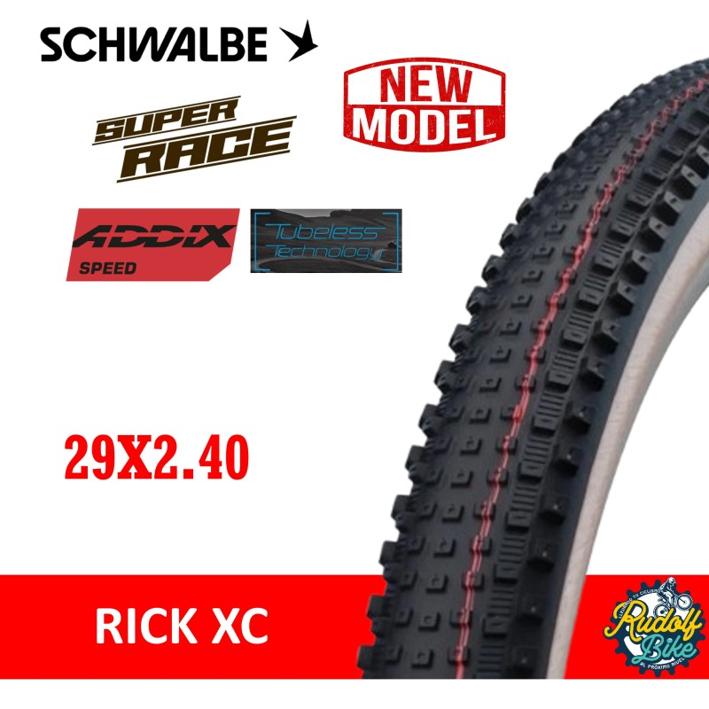 Neumático Schwalbe RICK XC PRO S/Race ADDIX Speed Tran-Skin 29x2.4" Neumático Schwalbe RICK XC PRO S/Race ADDIX Speed Tran-Skin 29x2.4"