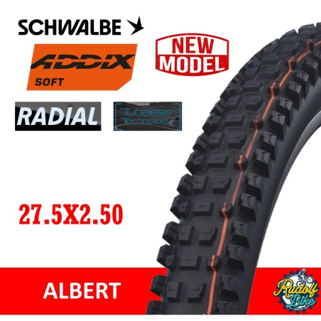 Neumático Schwalbe ALBERT Gravity Pro Radial ADDIX Soft 27.5x2.50