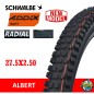 Neumático Schwalbe ALBERT Gravity Pro Radial ADDIX Soft 27.5x2.50