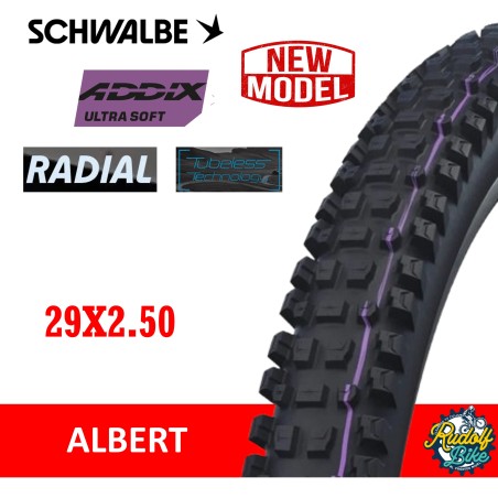 Neumático Schwalbe ALBERT Gravity Pro Radial ADDIX Ultra Soft 29x2.50