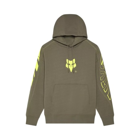 Polerón FOX CANGURO ELEVATED OVERSIZED Verde