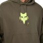 Polerón FOX CANGURO ELEVATED OVERSIZED Verde Polerón FOX CANGURO ELEVATED OVERSIZED Verde