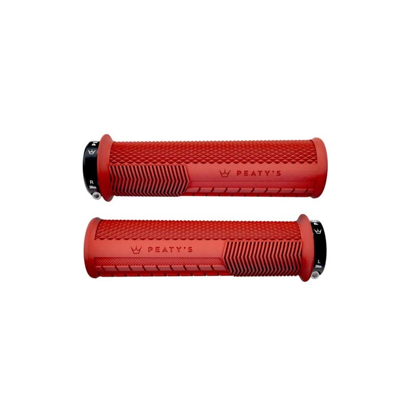 Puños PEATY'S KNURL THICK Rojo Puños PEATY'S KNURL THICK Rojo