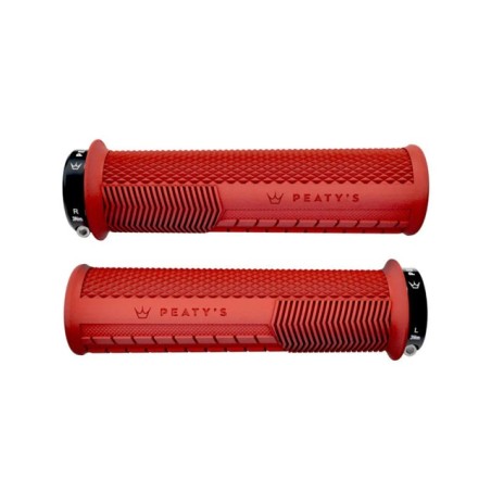 Puños PEATY'S KNURL THICK Rojo