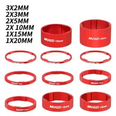 Espaciadores de direccion MUQZI Red 11PCS