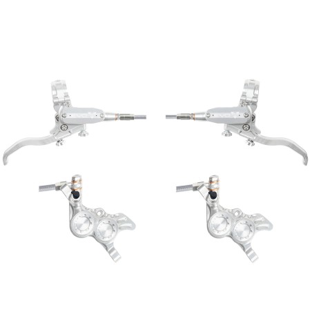 Juego de frenos Hope EVO GR4 Plata/Plata