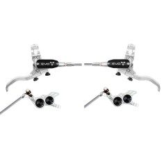 Juego de frenos Hope EVO GR4 Plata/Negro