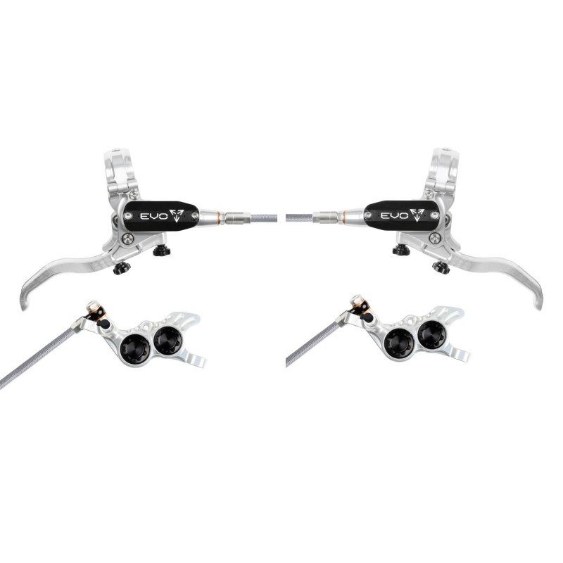 Juego de frenos Hope EVO GR4 Plata/Negro