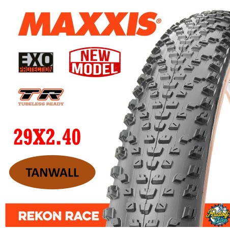 Neumático Maxxis REKON RACE EXO/TR/TANWALL 29x2.40