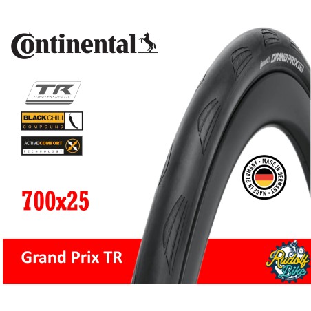 Neumático Continental Grand Prix TR 700x25 Negro