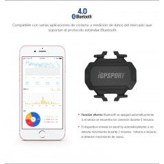 Sensor de Velocidad IGS ANT+ Bluetooth SPD61