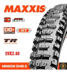 Neumático Maxxis MINION DHR II TR/EXO+/WT/3C terra
