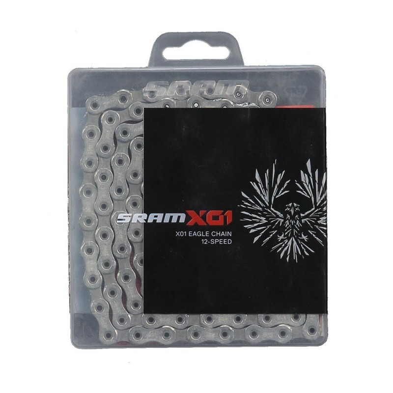 Cadena 12V SRAM X01 EAGLE 126L Silver Cadena 12V SRAM X01 EAGLE 126L Silver