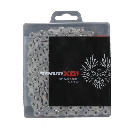 Cadena 12V SRAM X01 EAGLE 126L Silver