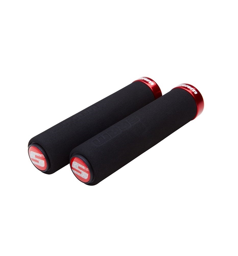 Puños SRAM Locking Grip Negro/Rojo