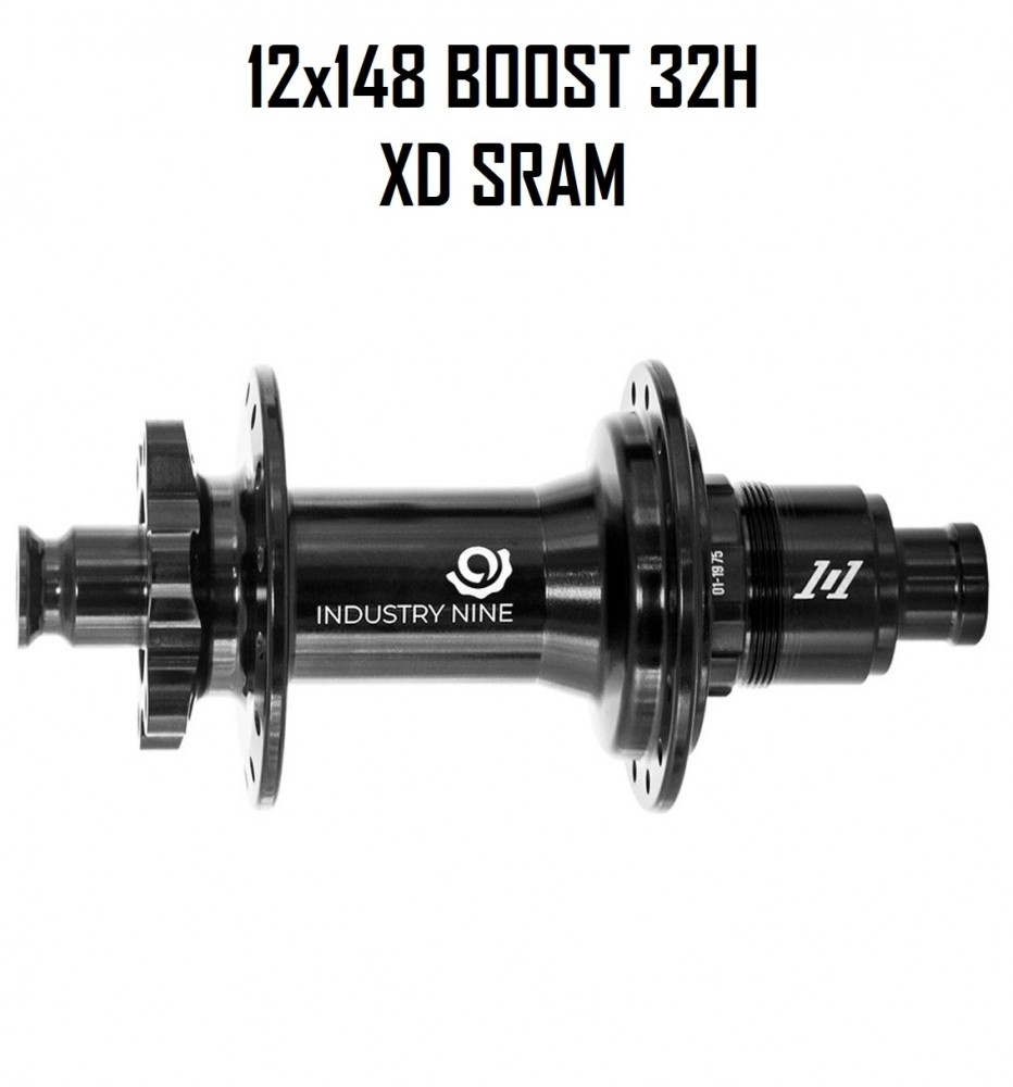 Maza INDUSTRY NINE 101 32H 12x148 Boost XD SRAM Negra